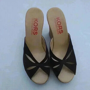 Kosr Micheal Kor dark brown  sandal Sz 8.5 M